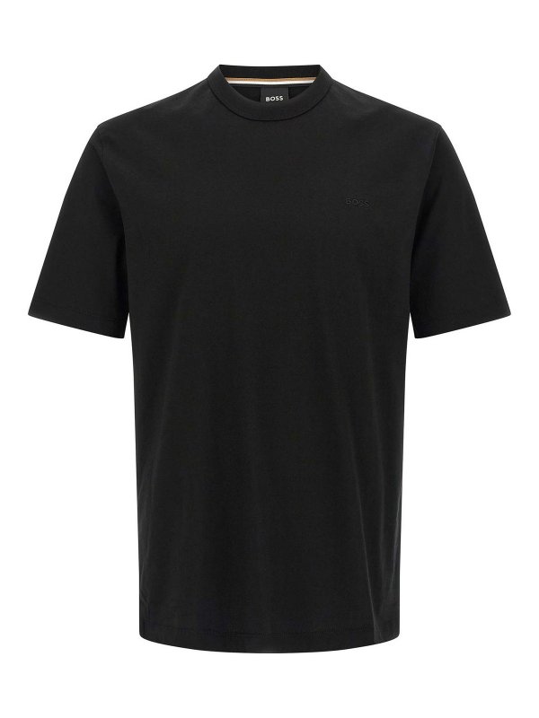Hugo Boss: Camisetas - Camiseta - Negro