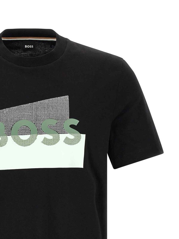 The Best Shops Hugo Boss: T-shirts - T-Shirt - Noir