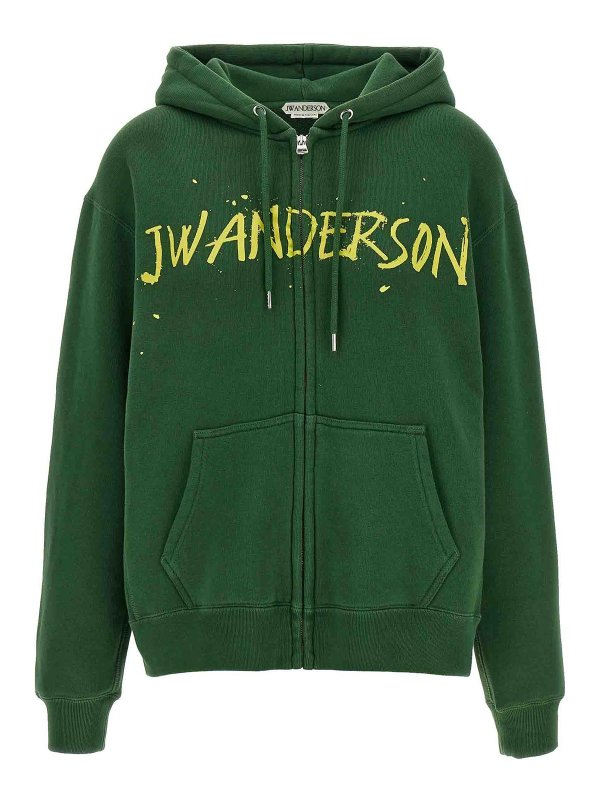 J.W. ANDERSON: Sweatshirts & Sweaters - Printed Hoodie