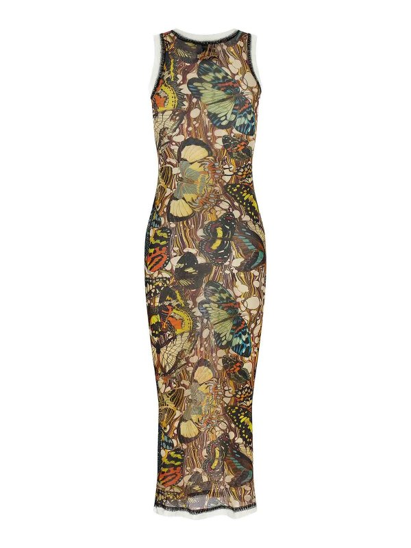 JEAN PAUL GAULTIER: ニーレングスドレス online - 膝丈ドレス - マルチカラー