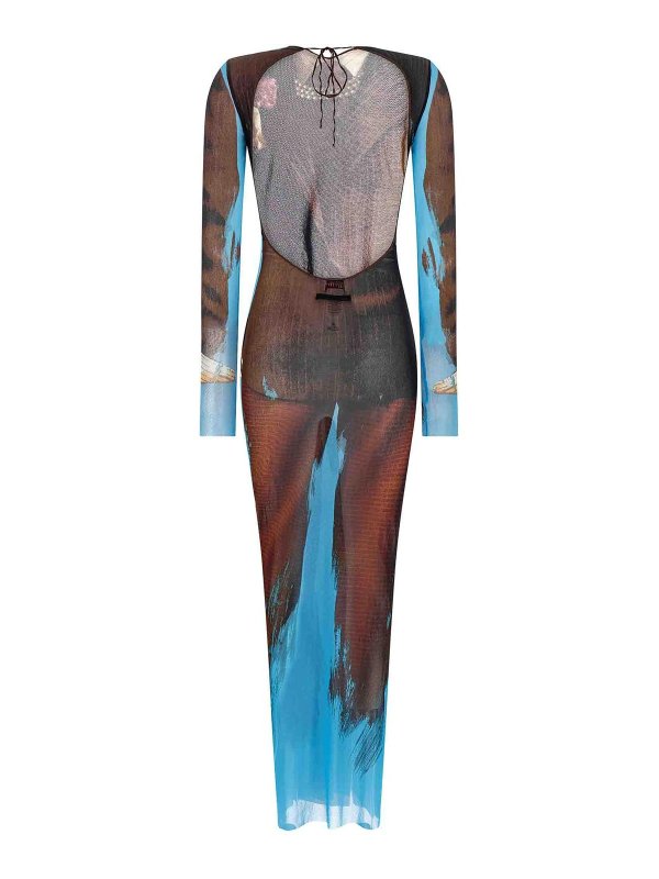 JEAN PAUL GAULTIER: ニーレングスドレス online - 膝丈ドレス - マルチカラー