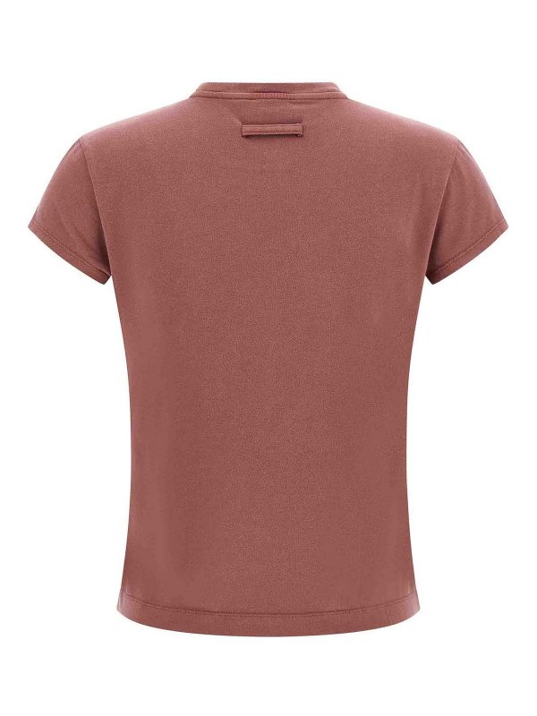 JEAN PAUL GAULTIER: T-shirts online - T-Shirt - Rouge Brun