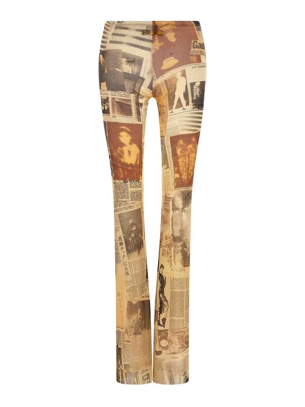 JEAN PAUL GAULTIER: カジュアルトラウザー online - カジュアルパンツ - マルチカラー