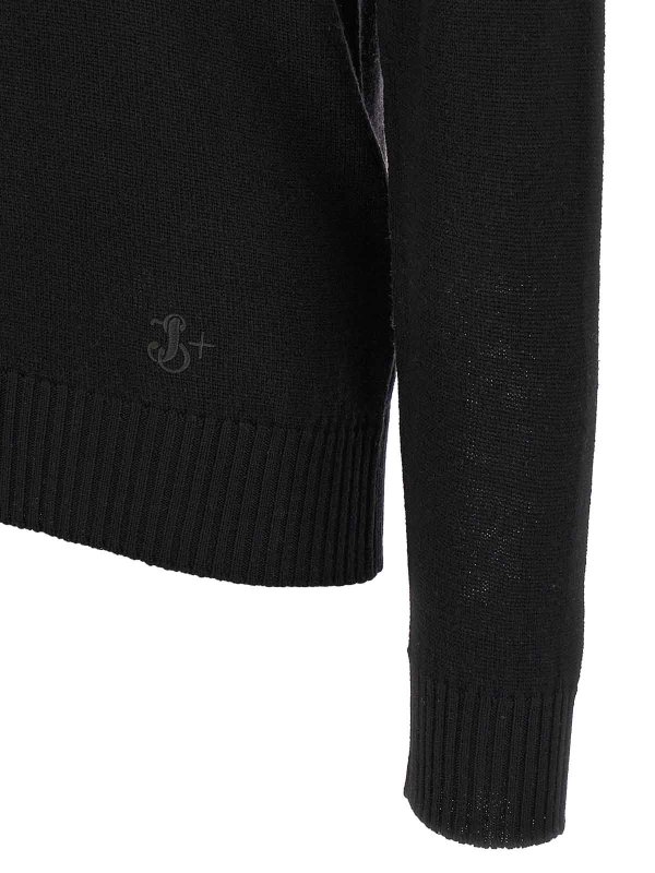 クルーネック - 黒 Replica 
online: JIL SANDER