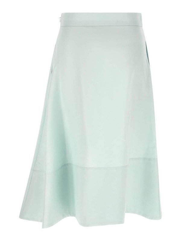 JIL SANDER: Jupes midi et au genou online - Jupe Midi - Bleu Clair