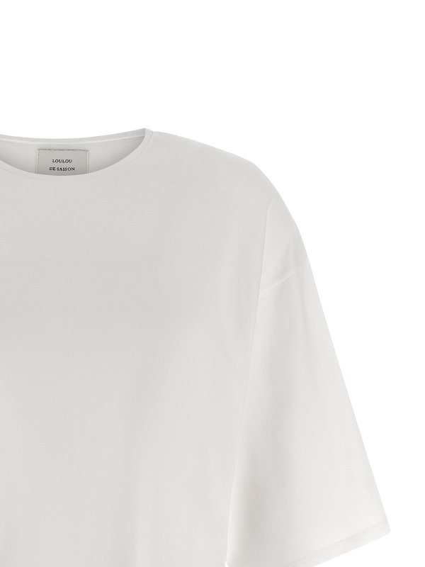 The Best Shops LOULOU STUDIO: Tシャツ - Tシャツ - 白