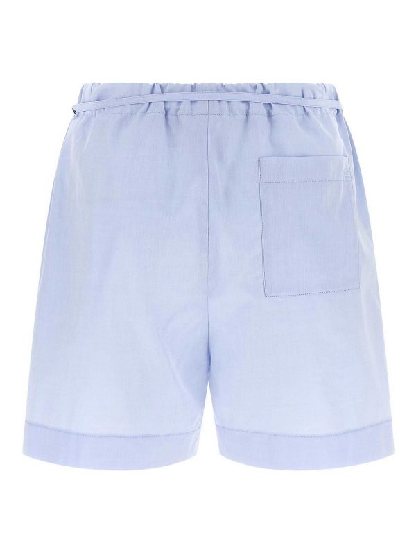 LOULOU STUDIO: トラウザーショーツ online - ショートパンツ - ライトブルー