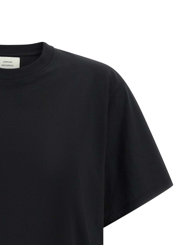 The Best Shops LOULOU STUDIO: Camisetas - Camiseta - Negro