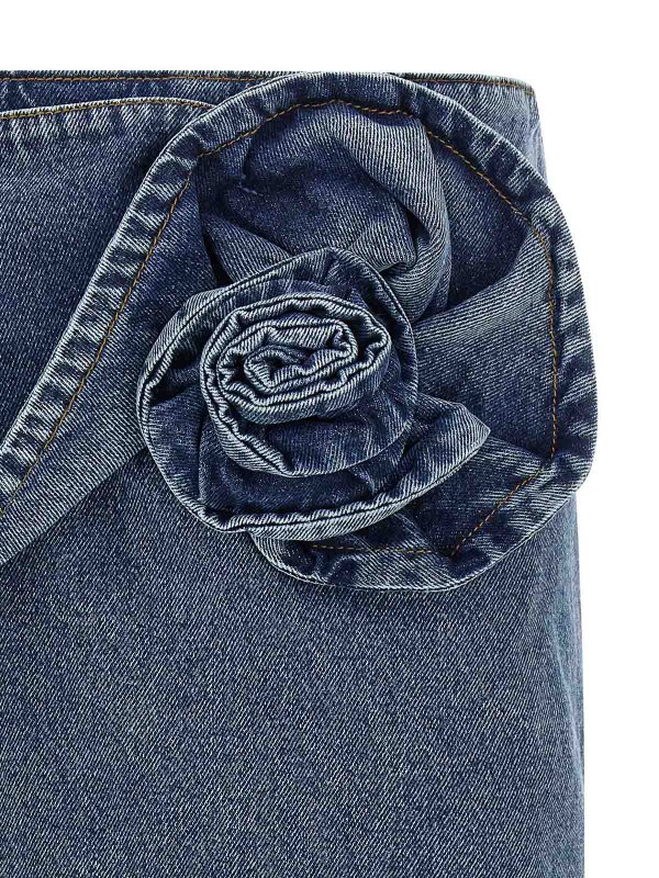 The Best Shops MAGDA BUTRYM: ニーレングススカート＆ミディ丈 - 膝丈/ミディスカート - ブルー