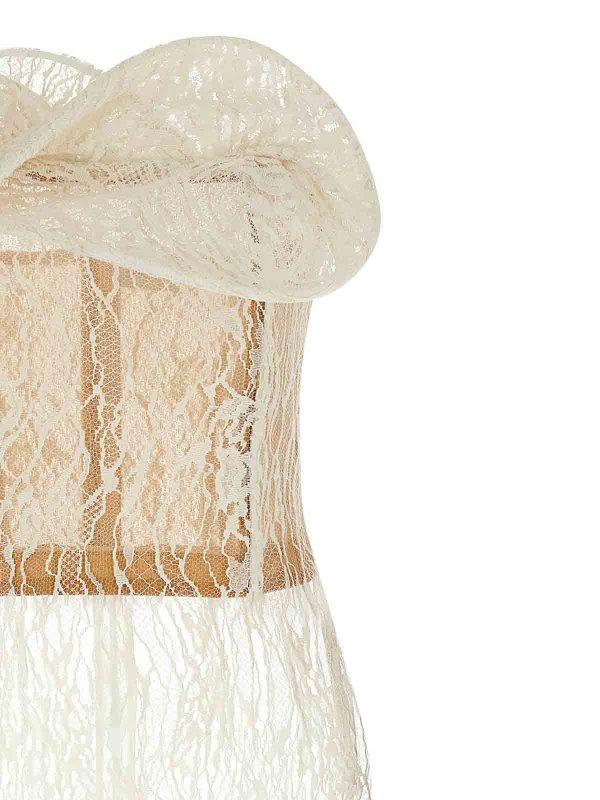 The Best Shops MAGDA BUTRYM: ニーレングスドレス - 膝丈ドレス - 白