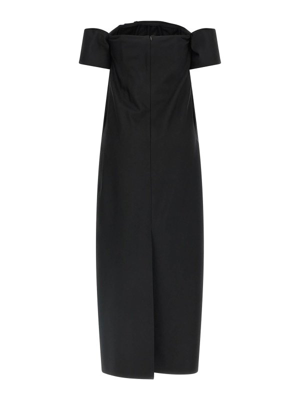 MAGDA BUTRYM: ニーレングスドレス online - 膝丈ドレス - 黒