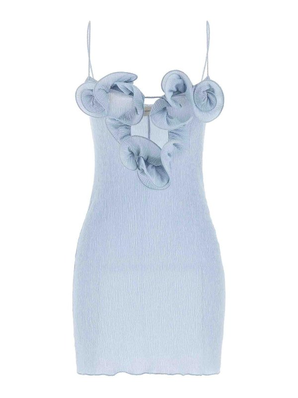 MAGDA BUTRYM: Knielange Kleider - Knielanges Kleid - Hellblau