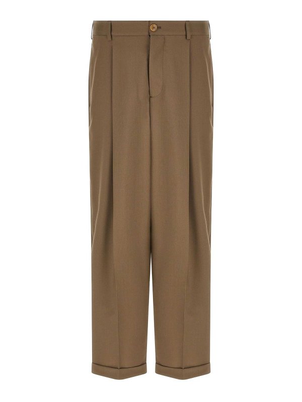 Marni: カジュアルトラウザー - カジュアルパンツ - ベージュ