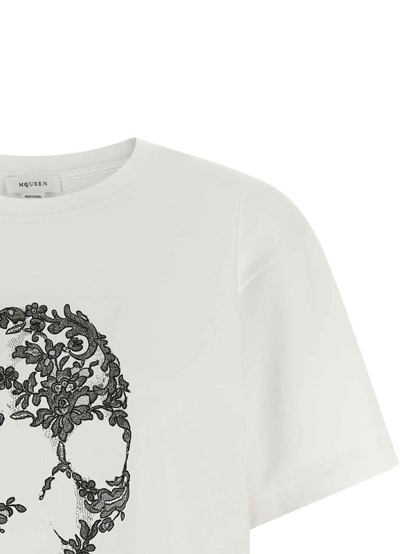 The Best Shops ALEXANDER MCQUEEN: Tシャツ - Tシャツ - 白
