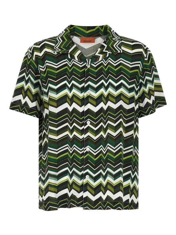 MISSONI: shirts - Irregular Zigzag Shirt
