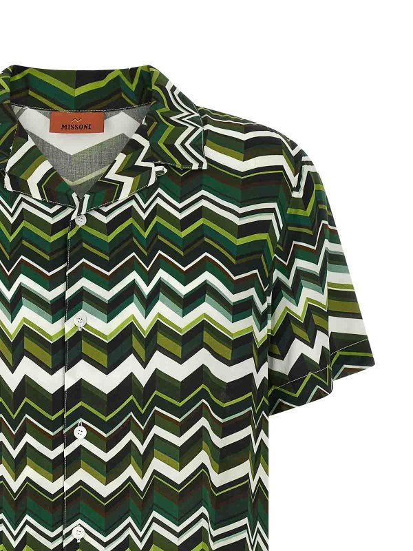 The Best Shops MISSONI: shirts - Irregular Zigzag Shirt