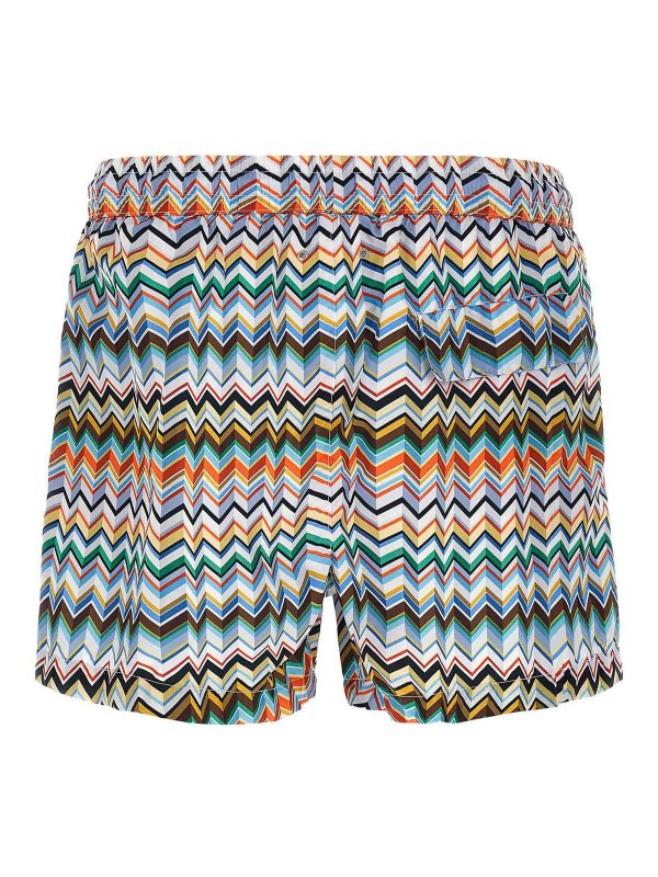 MISSONI: one-piece online - Irregular Zig Zag Swimsuit