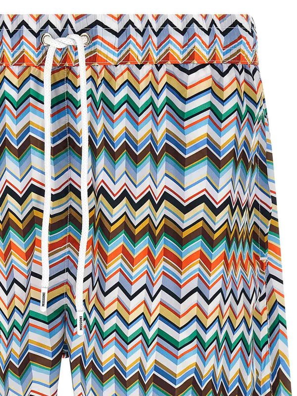The Best Shops MISSONI: one-piece - Irregular Zig Zag Swimsuit