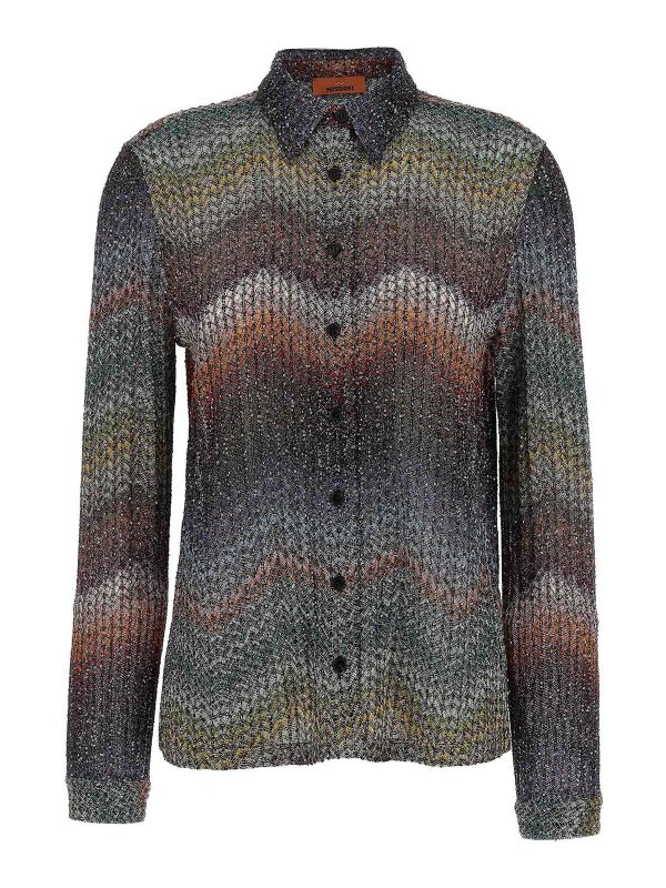 MISSONI: camicie - Camicia In Paillettes E Viscosa Lam