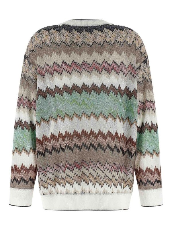 MISSONI: cardigans online - Snake Lam Viscose Cardigan
