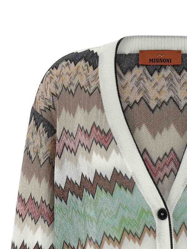 The Best Shops MISSONI: cardigans - Snake Lam Viscose Cardigan
