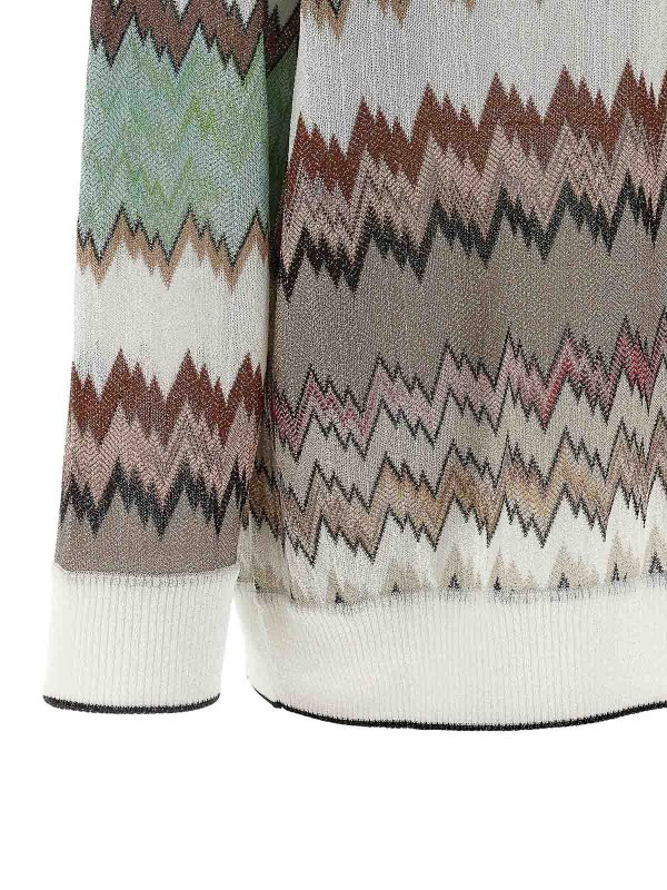 Snake Lam Viscose Cardigan Replica 
online: MISSONI
