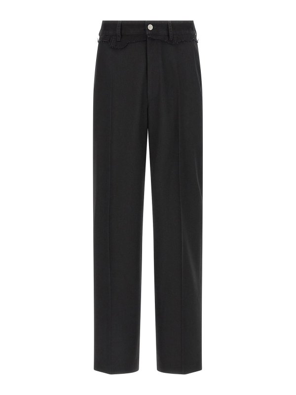 MM6 MAISON MARGIELA: casual trousers - Denim Insert Pants