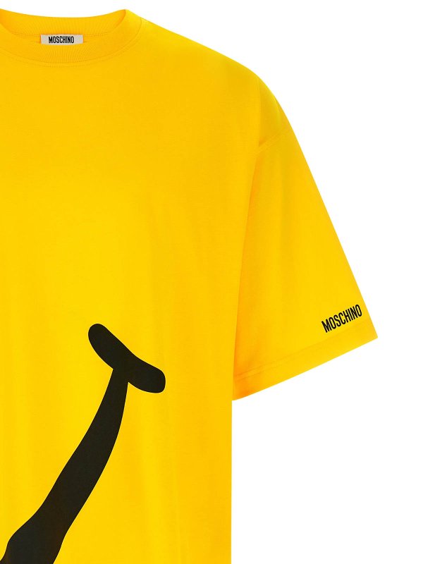 The Best Shops MOSCHINO: Camisetas - Camiseta - Amarillo