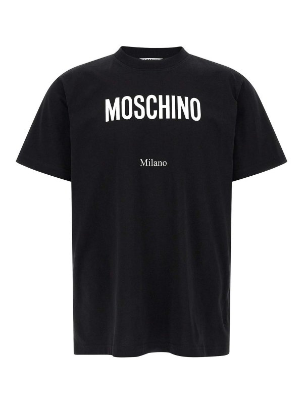 MOSCHINO: T-shirts - T-Shirt - Weiß