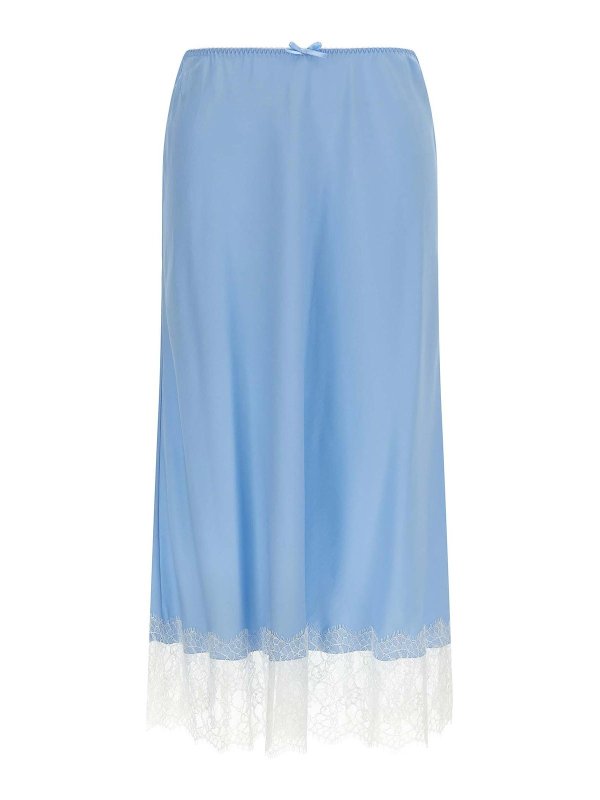 MOSCHINO: Schlagjeans - Schlagjeans - Hellblau