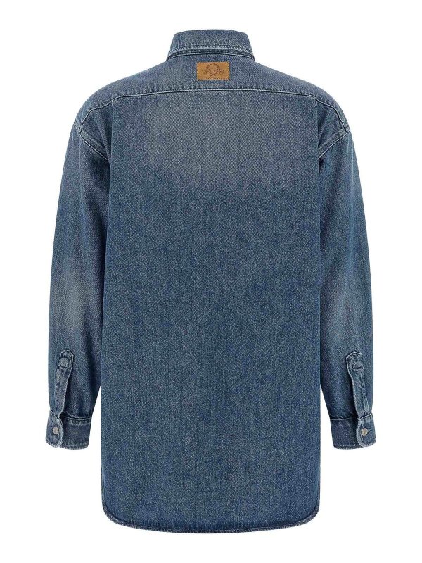 MOSCHINO: シャツ online - シャツ - ブルー