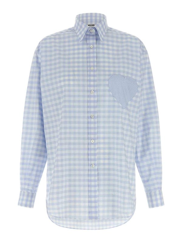 MOSCHINO: Hemden - Hemd - Hellblau