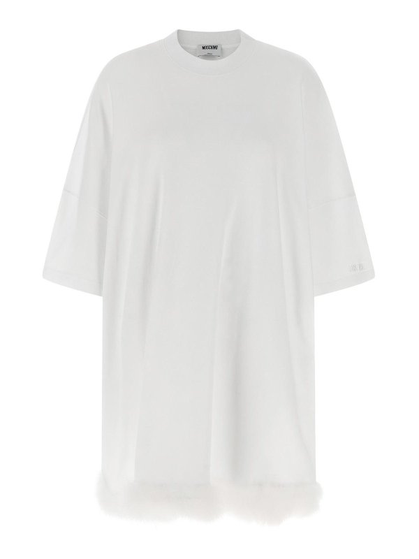 MOSCHINO: ニーレングスドレス - 膝丈ドレス - 白