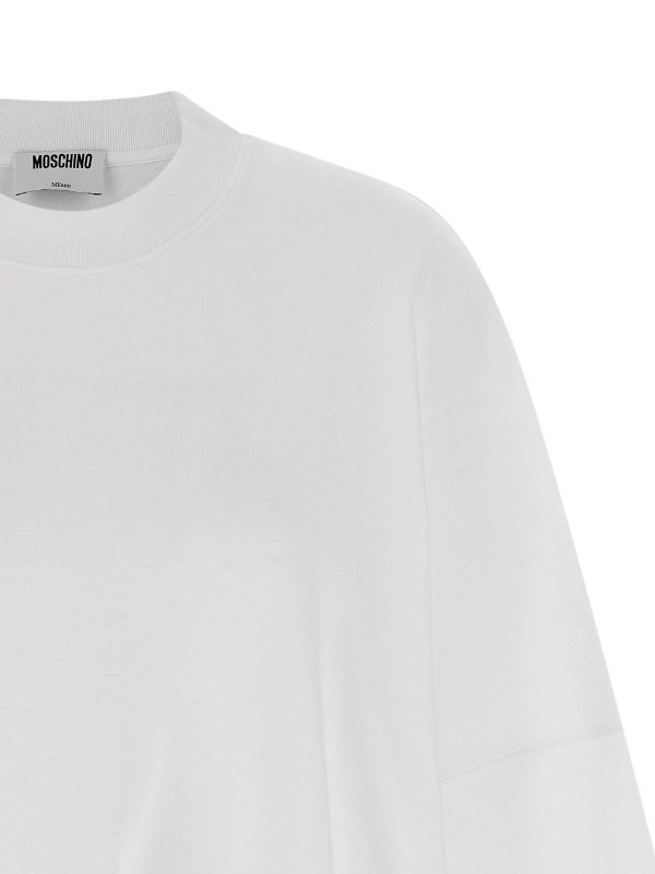 The Best Shops MOSCHINO: ニーレングスドレス - 膝丈ドレス - 白