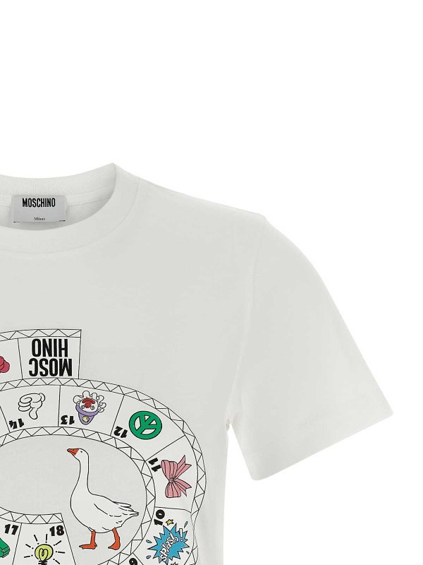 The Best Shops MOSCHINO: Camisetas - Camiseta - Blanco