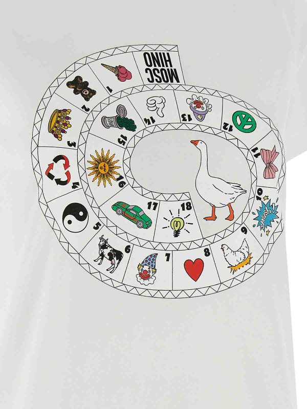 Camiseta - Blanco Replica 
online: MOSCHINO