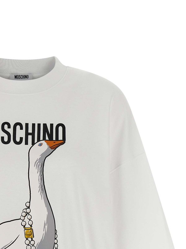 The Best Shops MOSCHINO: ニーレングスドレス - 膝丈ドレス - 白