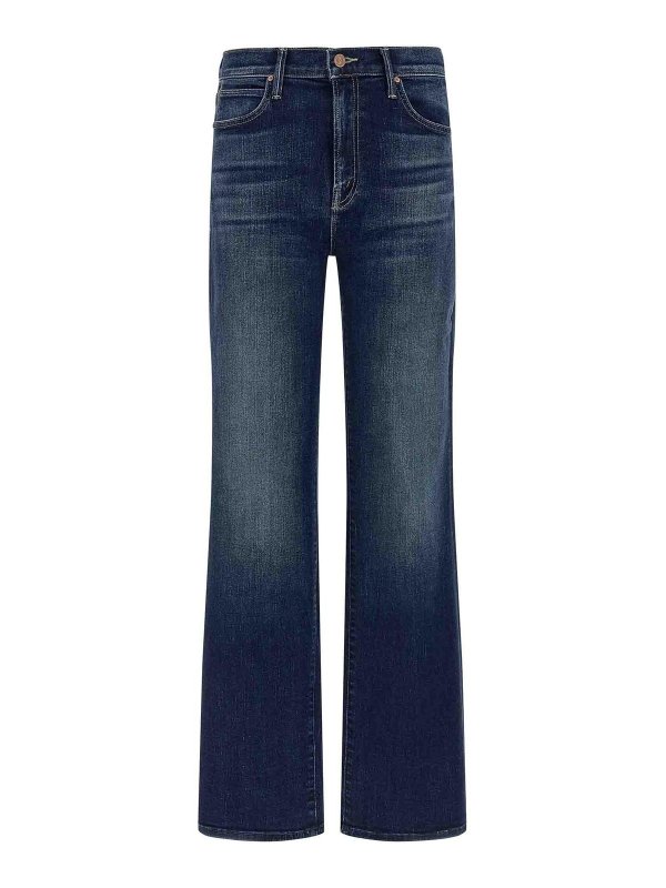 MOTHER: ストレートジーンズ - ストレートジーンズ - ブルー