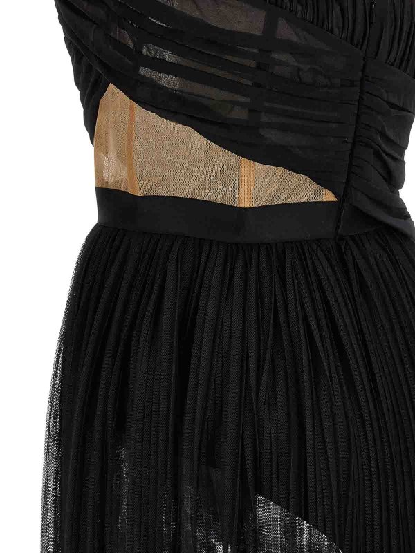 膝丈ドレス - 黒 shop online: NENSI DOJAKA