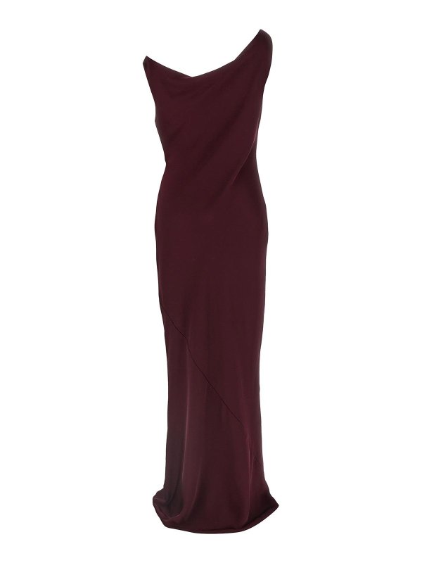 Norma Kamali: ニーレングスドレス online - 膝丈ドレス - ダークレッド