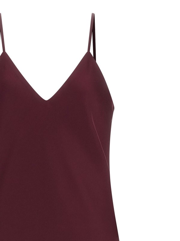 The Best Shops Norma Kamali: ニーレングスドレス - 膝丈ドレス - ダークレッド