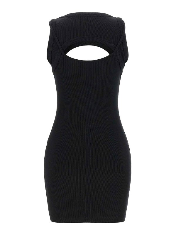 OFF-WHITE: ニーレングスドレス online - 膝丈ドレス - 白