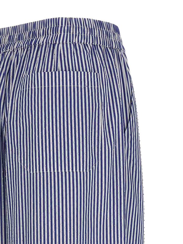 カジュアルパンツ - ブルー shop online: P.A.R.O.S.H.