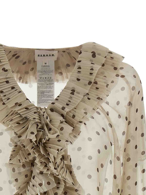 The Best Shops P.A.R.O.S.H.: Blouses - Blouse - Beige