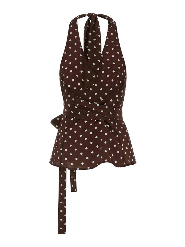 P.A.R.O.S.H.: Tops & Débardeurs online - Top - Marron