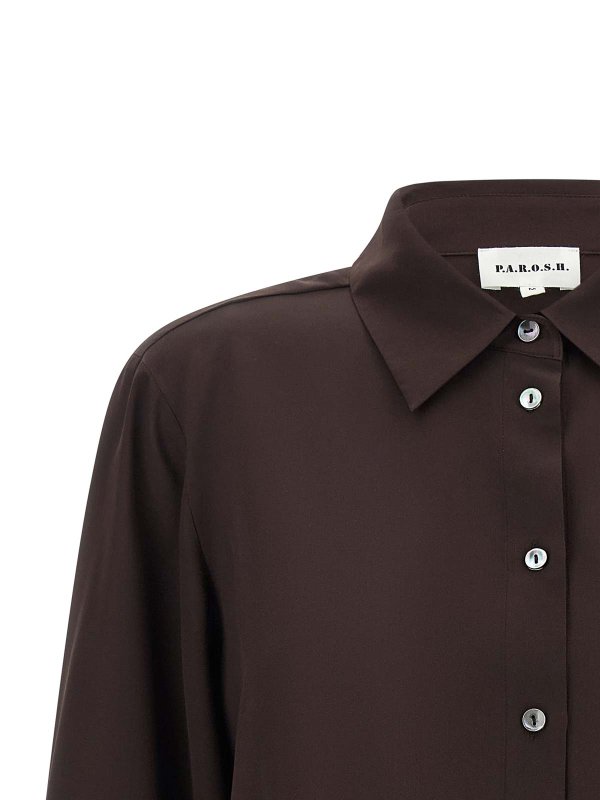 The Best Shops P.A.R.O.S.H.: Hemden - Hemd - Braun