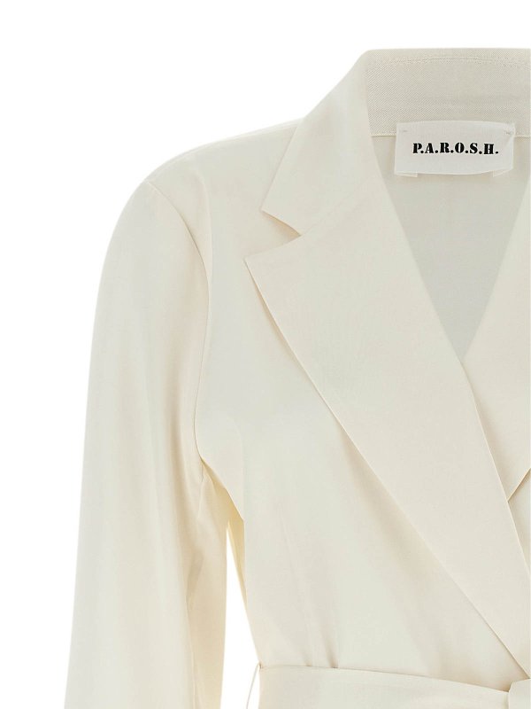 The Best Shops P.A.R.O.S.H.: Blazer - Blazer - Blanco
