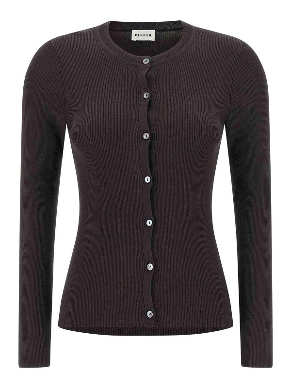 P.A.R.O.S.H.: カーディガン - カーディガン - ブラウン