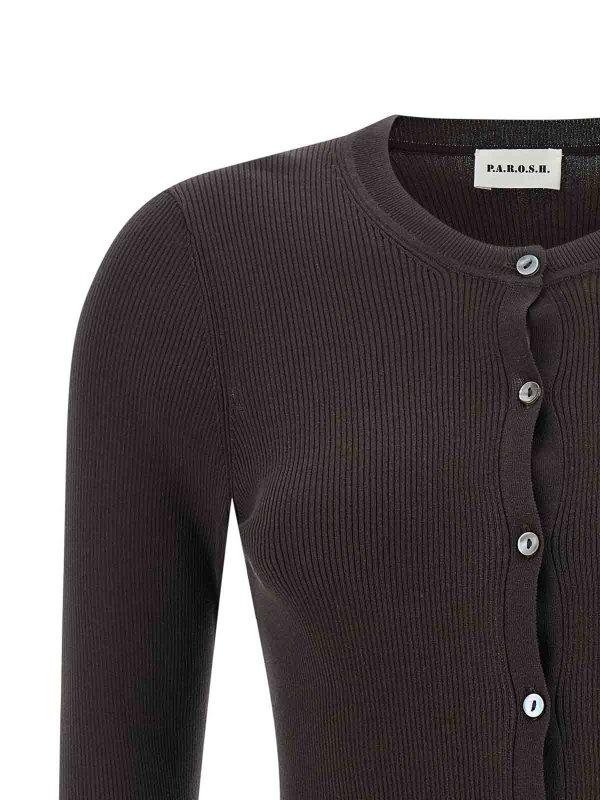 The Best Shops P.A.R.O.S.H.: カーディガン - カーディガン - ブラウン