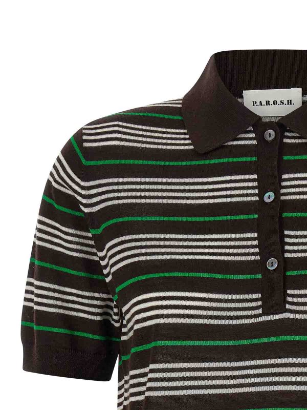 The Best Shops P.A.R.O.S.H.: Polos  - Polo - Marron
